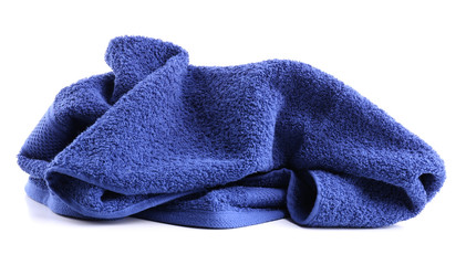 Colorful towel isolated on white