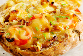 Cheese Onion Tomato