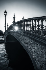 Spanish Square (Plaza de Espana) in Sevilla, Spain