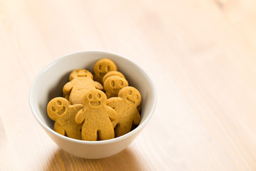 Gingerbread men cookies