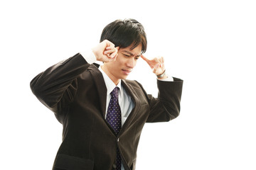 疲れたビジネスマン