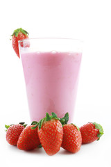 Fresh strawberry fruits