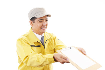 笑顔のビジネスマン