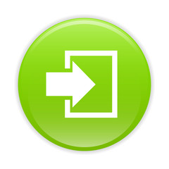 bouton internet connexion icon green sign