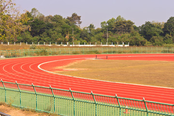 Fototapeta premium running tracks of outdoor at...