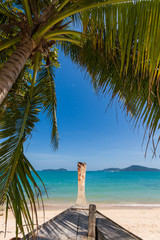 Tropical beach on the island of Phuket
