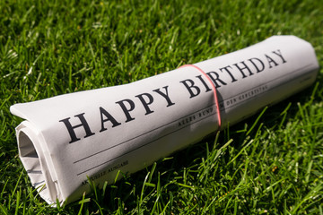 happy birthday zeitung