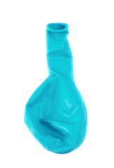Not inflated balloon isolated