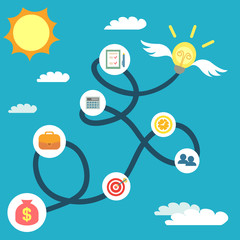 Business growth concept