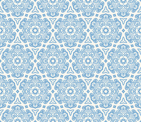 beautiful blue hexagonal pattern