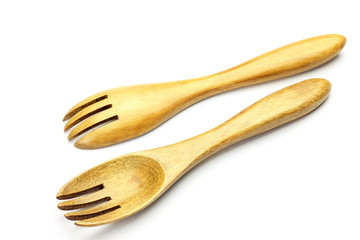 wooden cutlery