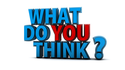 What do you think question