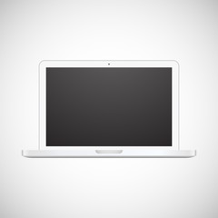 Laptop isolated on white background