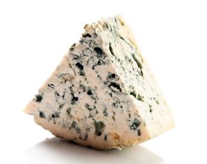 Wedge of gourmet cheese