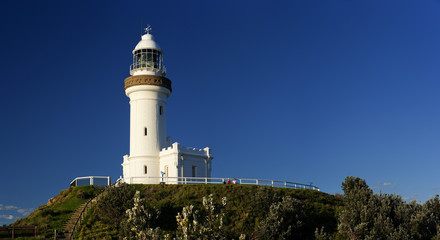 Fototapeta na wymiar Panorama vom Leuchtturm in Byron bay, Australien