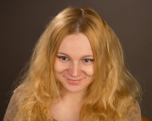 Naklejka premium portrait of a beautiful girl