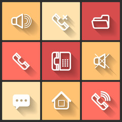 Vector design flat icons