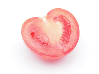 tomato on white background
