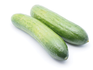 cucumber on white background