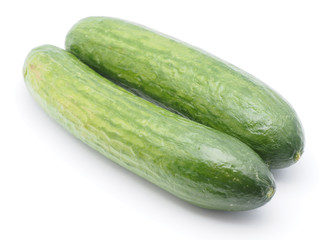 cucumber on white background