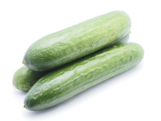 cucumber on white background