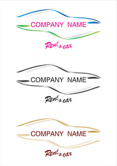 Rent a car company logo