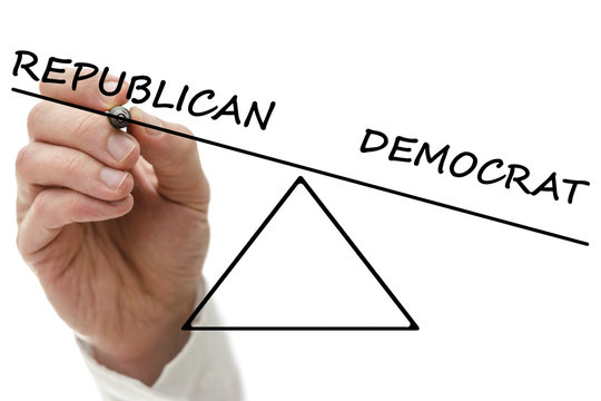 Republican versus democrat