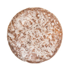 honey cake with glaze isolated