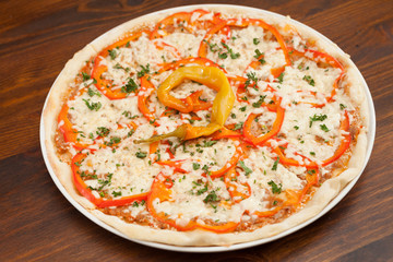 pizza with pepper