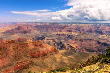 Papier Peint photo Lavable Canyon célèbre vue horizontale du Grand Canyon, Arizona, USA