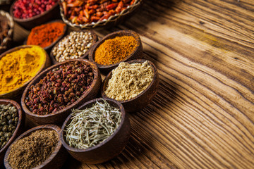 A selection of spices