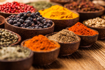 A selection of spices