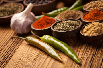 A selection of spices