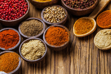 A selection of spices