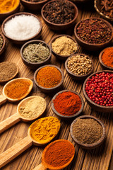A selection of spices