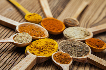 A selection of spices