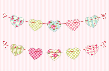 Hearts garland 2