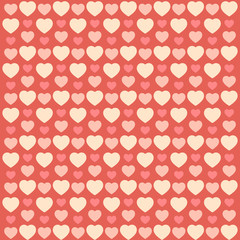 Retro hearts background 6
