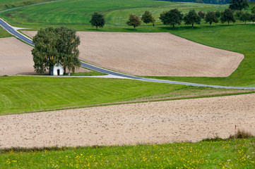 chapel in a rural landscape in Austria