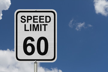 Speed Limit 60 Sign