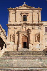 Fototapeta na wymiar Kościół św Franciszka z Asyżu - Noto - sycylijski baroku