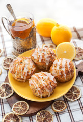 Lemon poppy seed muffins