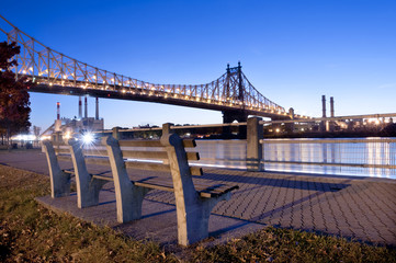 Obraz premium Roosevelt Island Promenade, New York City