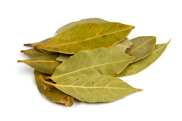Fototapeta premium bay leafs isolated on white