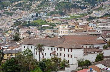 Fototapeta na wymiar Quito, Altstadt
