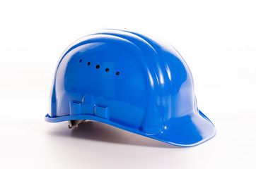 Fototapeta premium blauer schutzhelm