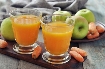 Apple and carrot juice