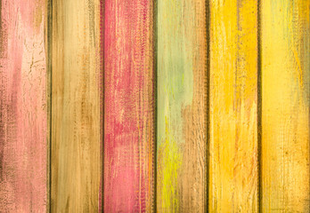 Multicolored wood background - Vintage Texture