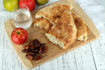 Conceptual photo of Ramadan table