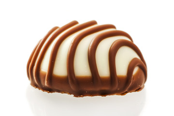 Chocolate isolated on white background